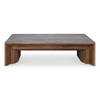 Vail Gray Elm Coffee Table, by Uttermost, 60" width x 16" height x 40" depth thumbnail 1