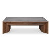 Vail Gray Elm Coffee Table, by Uttermost, 60" width x 16" height x 40" depth thumbnail 1