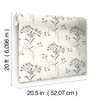 Magnolia Home Wildflower Black & White Peel & Stick Wallpaper thumbnail 4