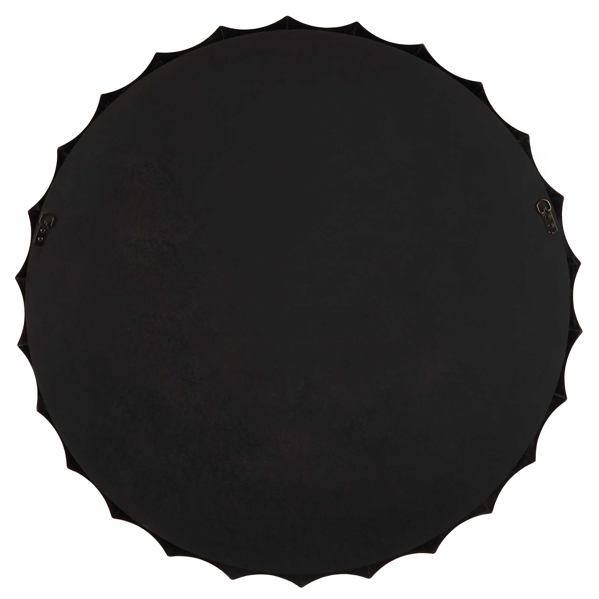Nacala Round Gold Mirror, by Uttermost, 39.37" width x 39.37" height x 1.69" depth View 7