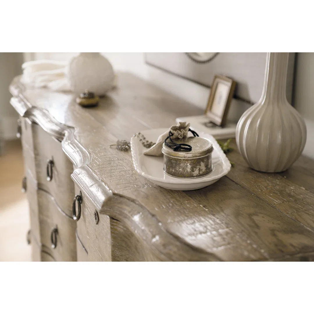 Boheme 8 - Drawer Dresser, by Hooker Furniture, 68.75" width x 42.25" height x 20" depth View 8