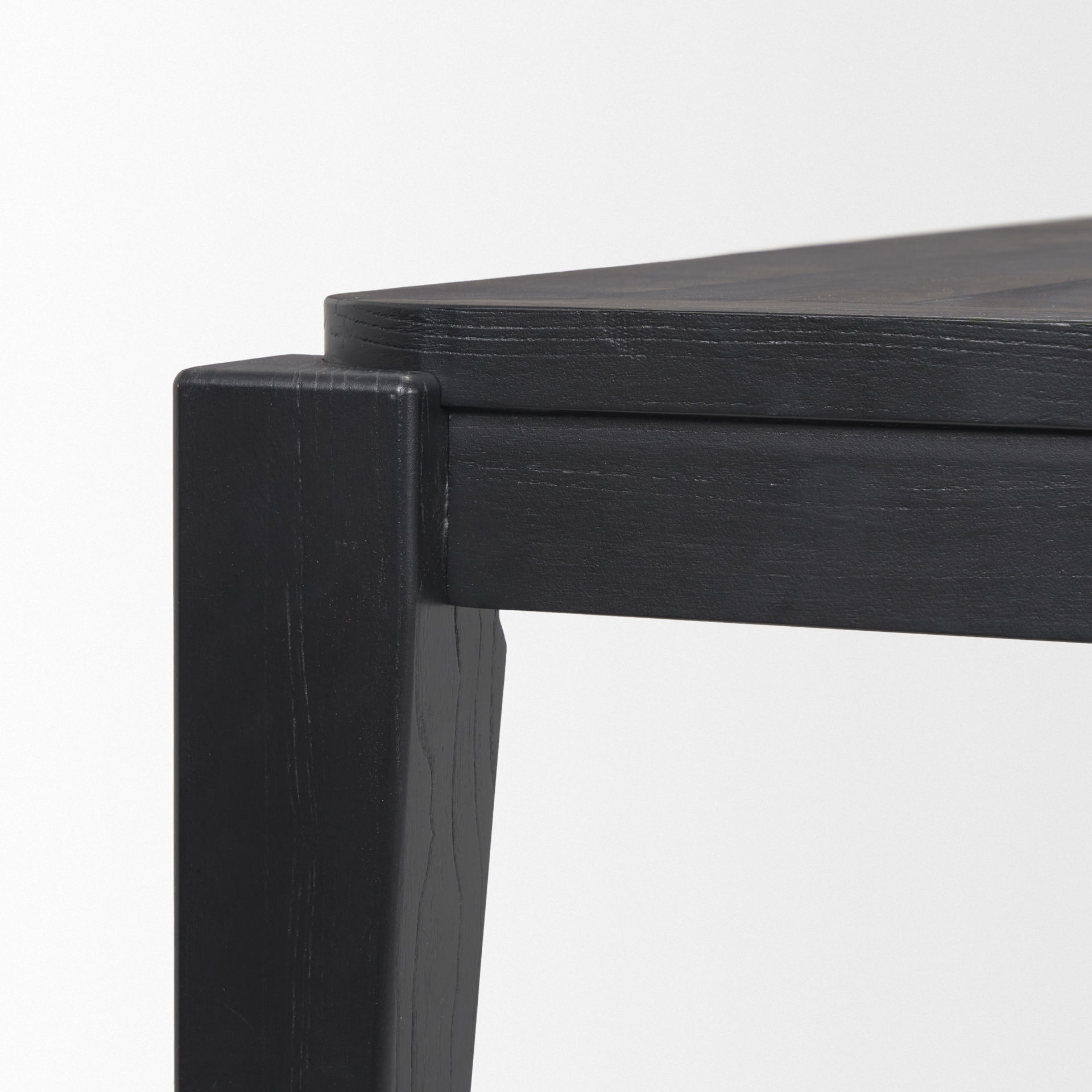 Teva Black Wood Rectangular 92' Dining Table large image 