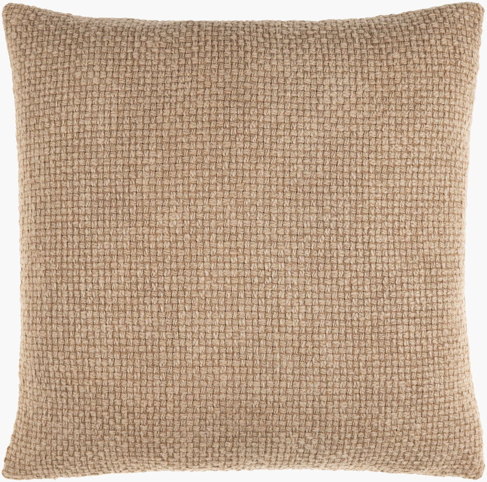 Washed Texture Accent Pillow Down, Decorative Pillow by Surya, 20" length x 20" width