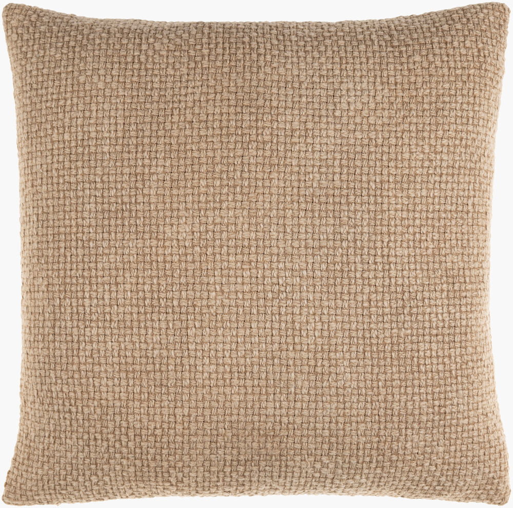 Washed Texture Accent Pillow Down, Decorative Pillow by Surya, 20" length x 20" width