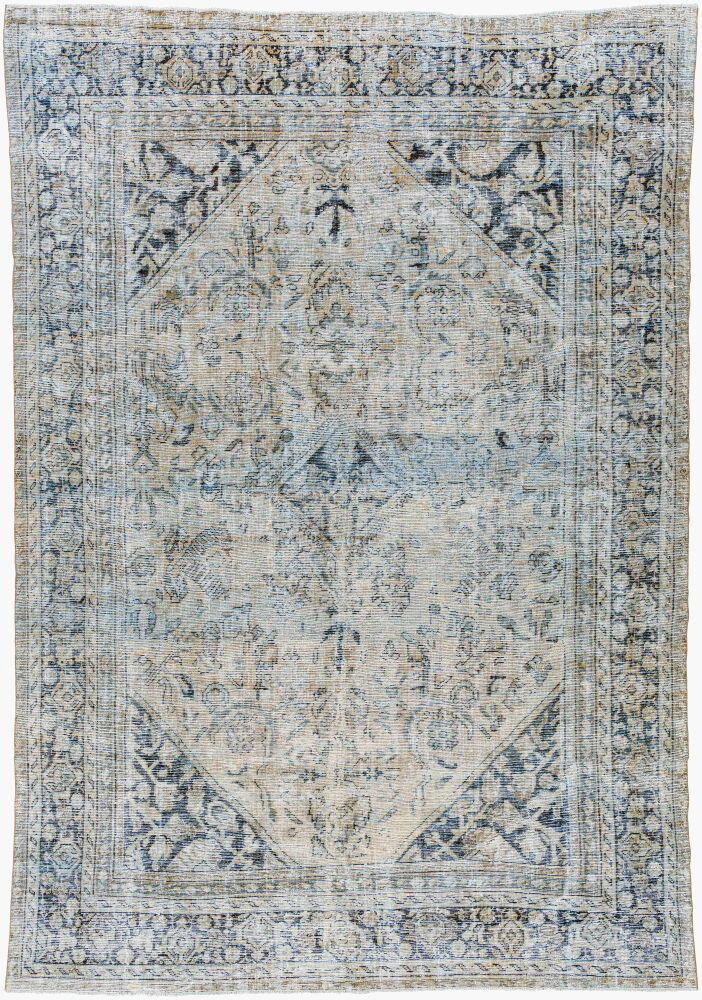 Antique One of a Kind Handmade Rug, by Surya, 11'9" length x 8'2" width
