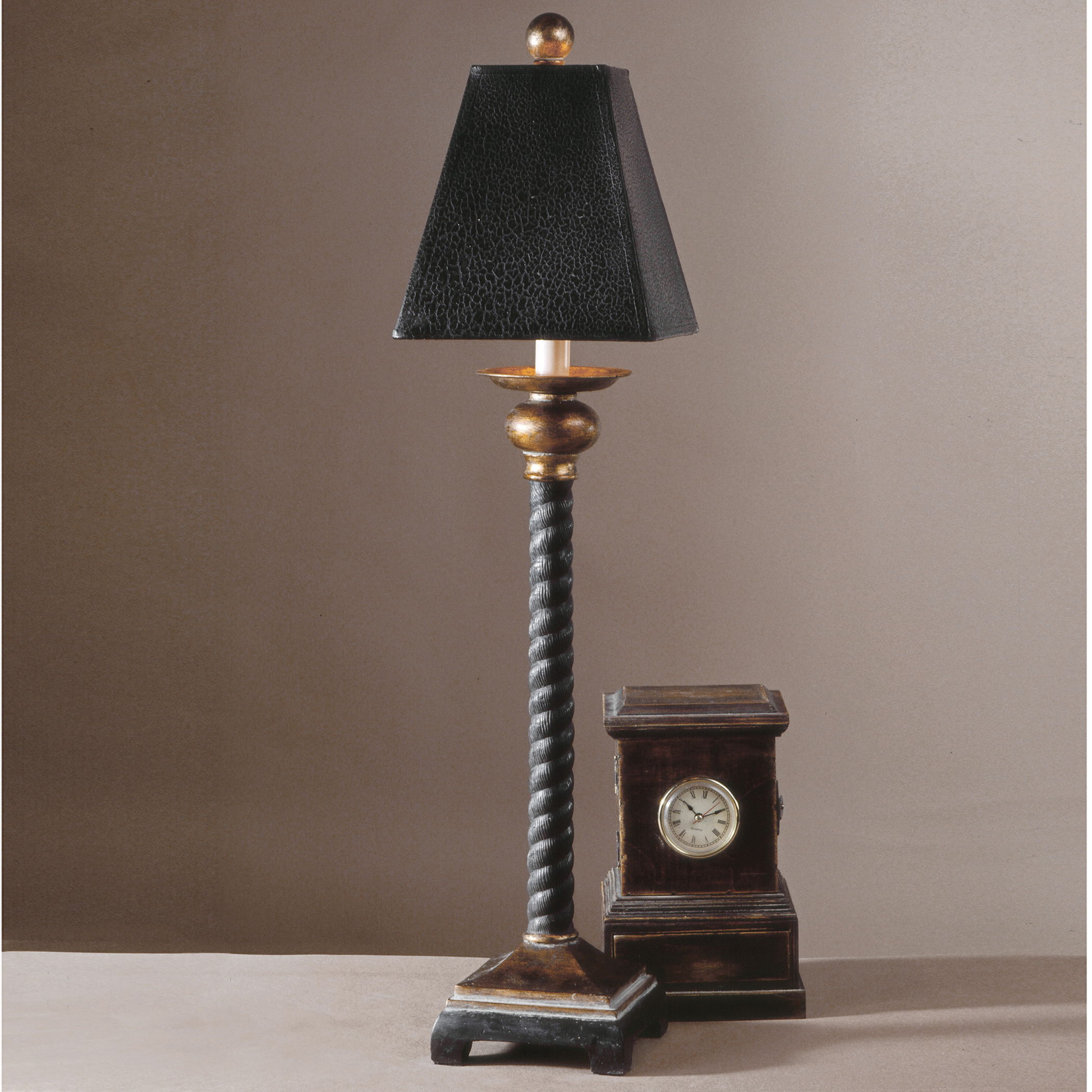 Bellcord Black Buffet Lamp large image 