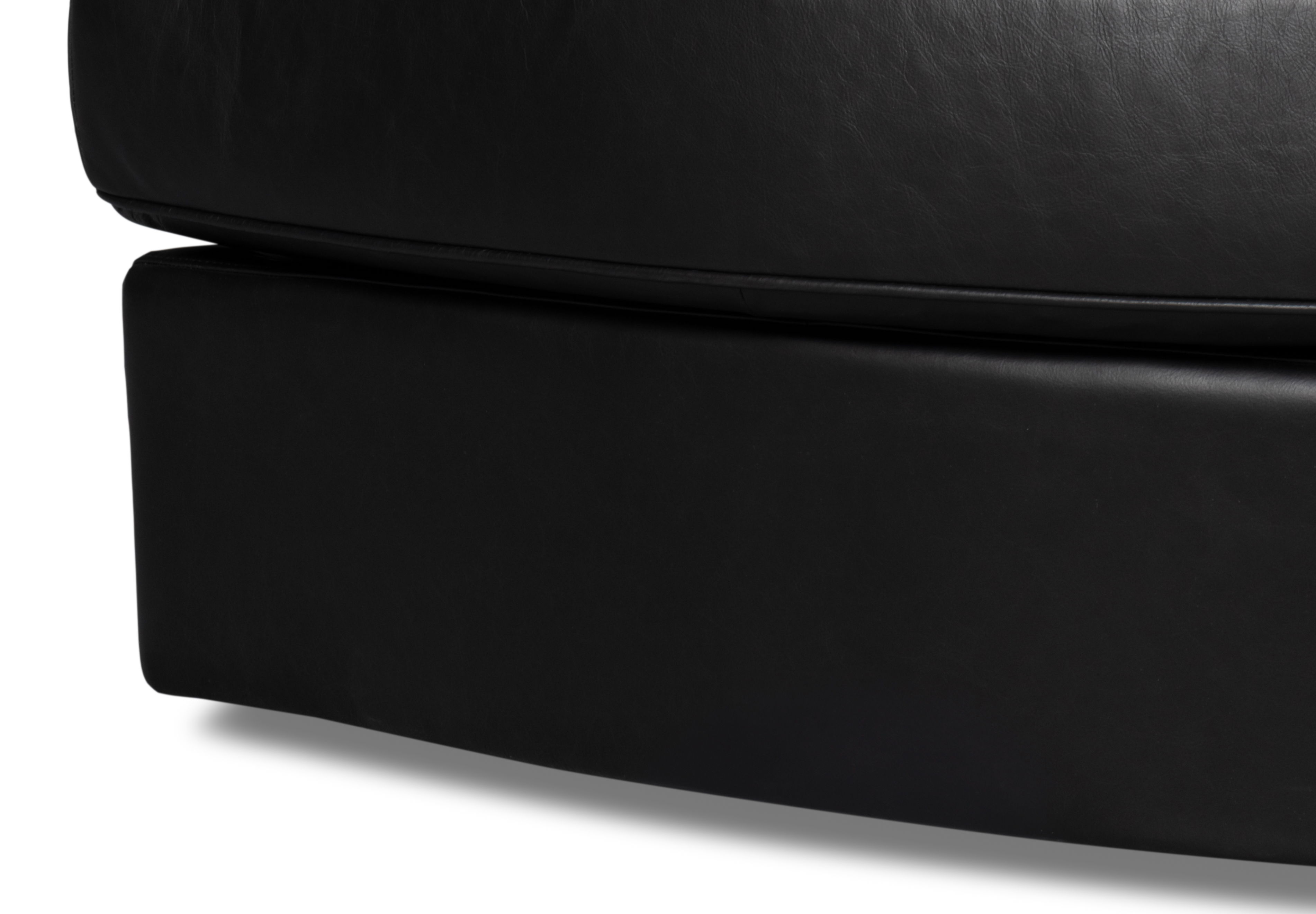 Scoth Swivel Chair In Distilled Lthr,Blk, Seating by Sarreid, 35" length x 39" width x 35" height View 7