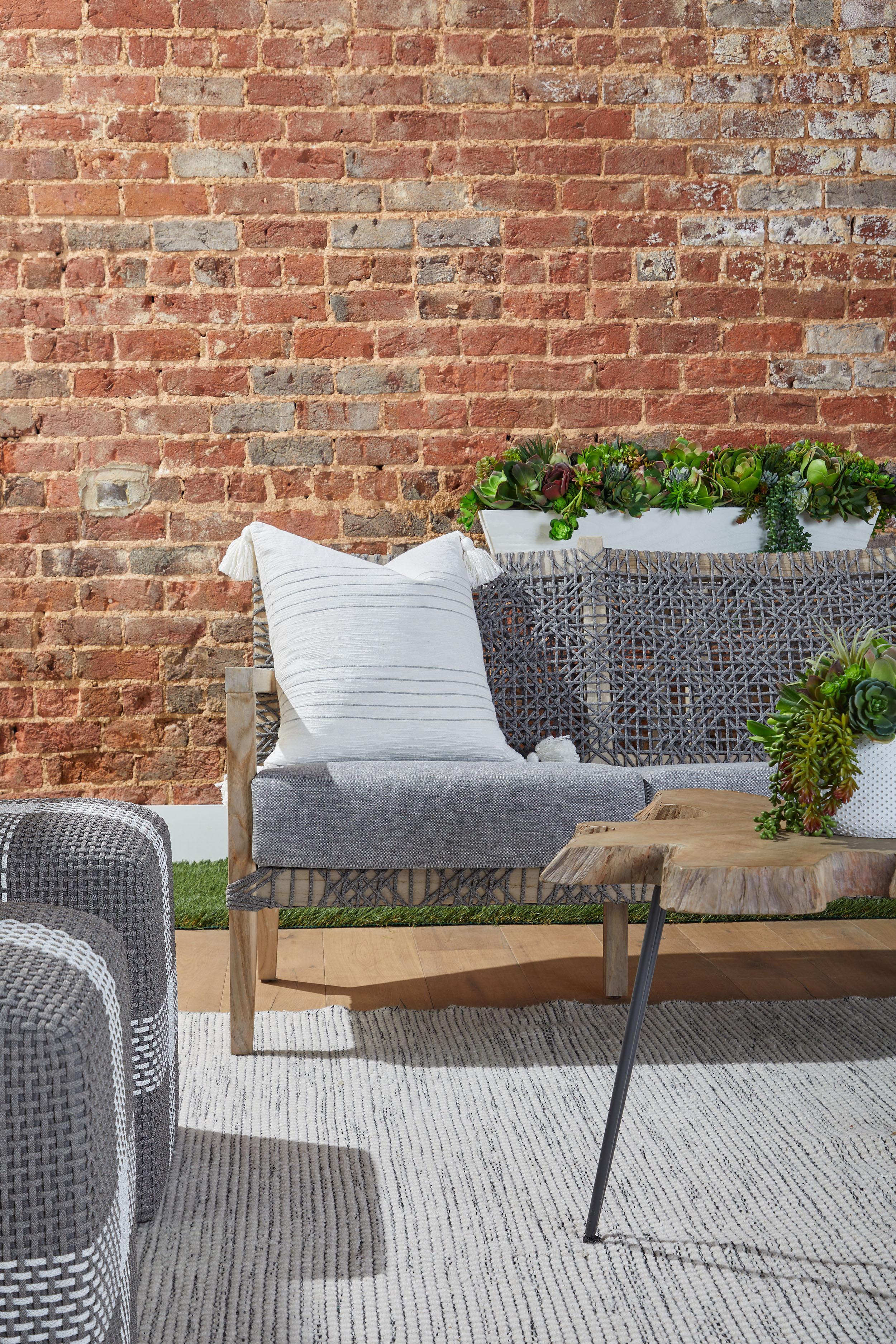 Cross Accent Cube, Ottoman by Essentials for Living, 18" width x 19" height x 18" depth View 8