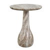 Shura Indoor-Outdoor Marble Accent Table, Furniture by Uttermost, 16" width x 20" height x 16" depth thumbnail 4
