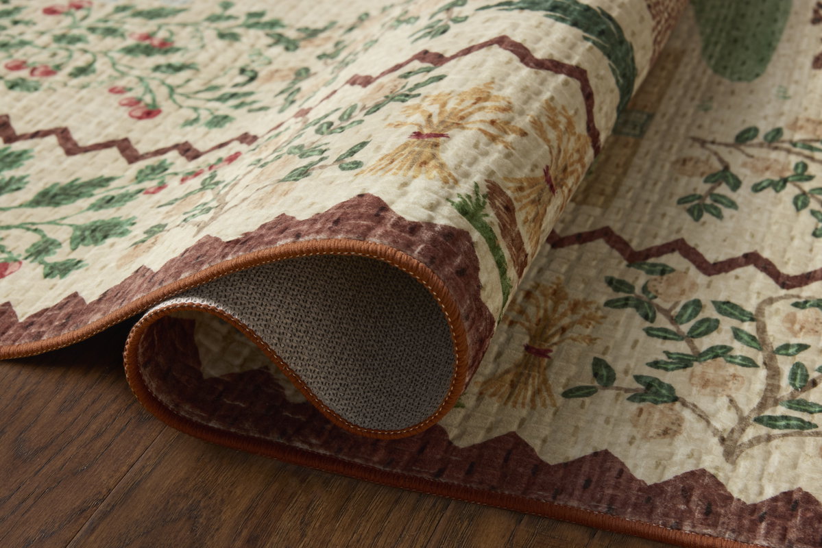Rifle Paper Co. x Loloi Orchard Rug, 5' length x 7'6" width View 7