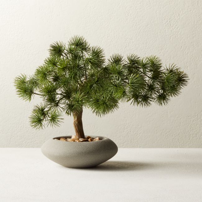 Online Designer Living Room Potted Faux Japanese Bonsai 10.5