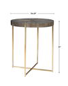Taja Round Accent Table, Furniture by Uttermost, 20" width x 24" height x 20" depth thumbnail 3