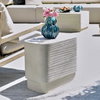 Saltwater Concrete Side Table, Side & End Table by Uttermost, 22" width x 17.75" height x 14.25" depth thumbnail 2