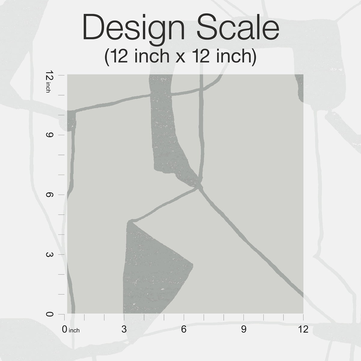 Abstract Geo Fog & Silver Wallpaper, by York Wall, 26'10.8" length x 2'3" width x 0.02" depth View 8