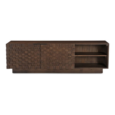 Easton Media Cabinet Brown