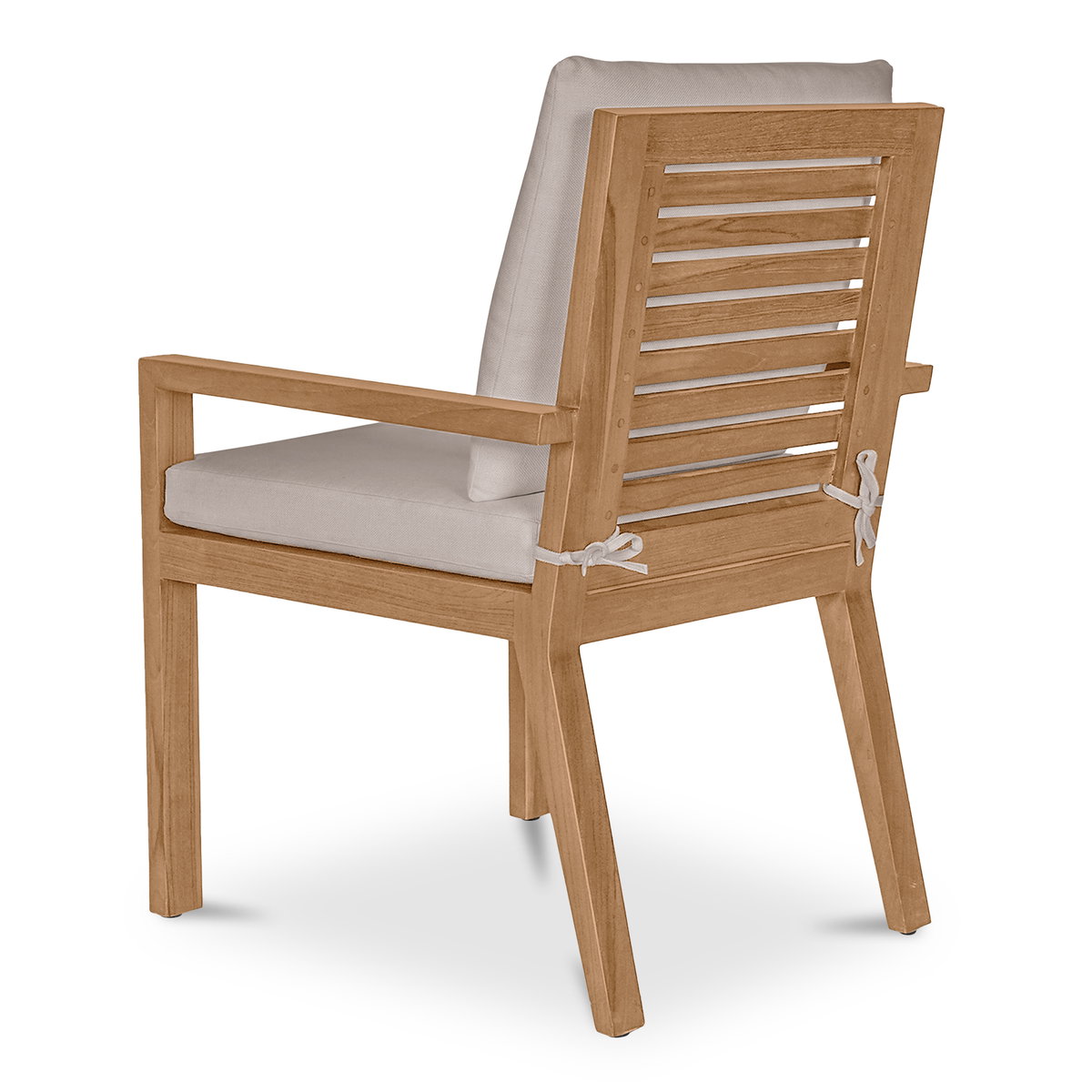 Mateo Outdoor Dining Chair White, Outdoor Chair by Moe's Home, 1'11.27" width x 2'10.25" height x 2'1.47" depth View 2