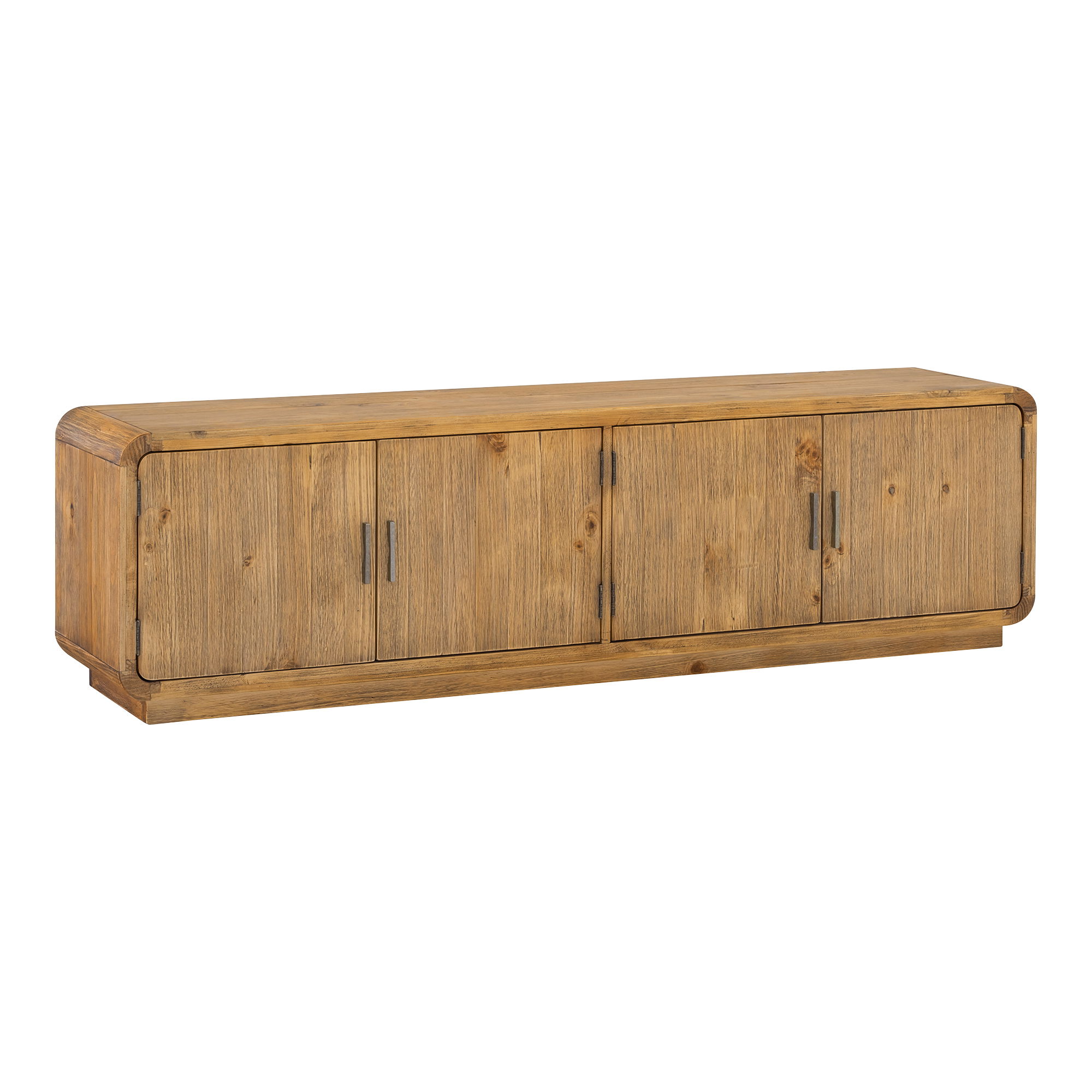 Monterey Media Cabinet Rustic Blonde large image 