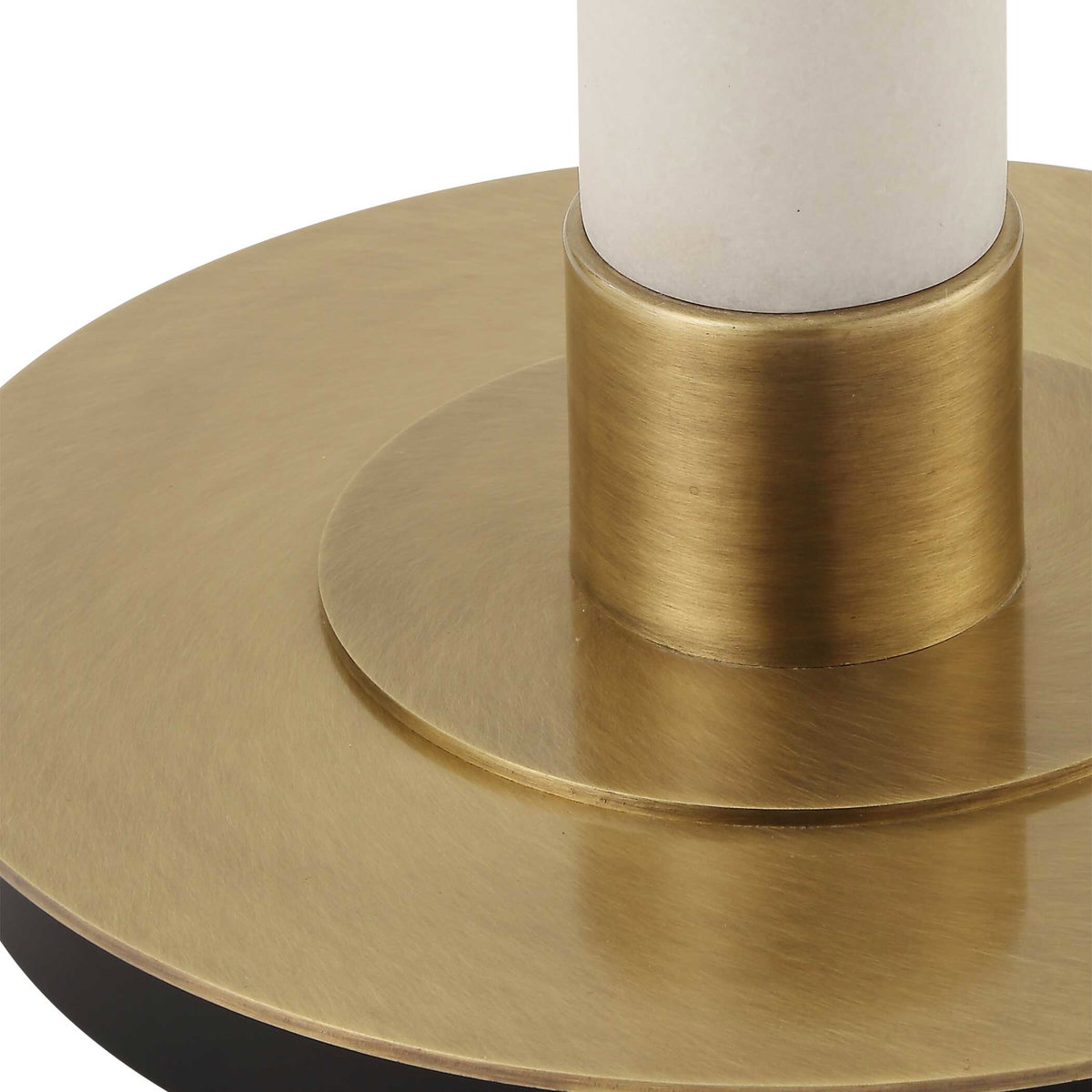 Faro White Marble Floor Lamp, by Uttermost, 17" width x 61" height x 17" depth View 8