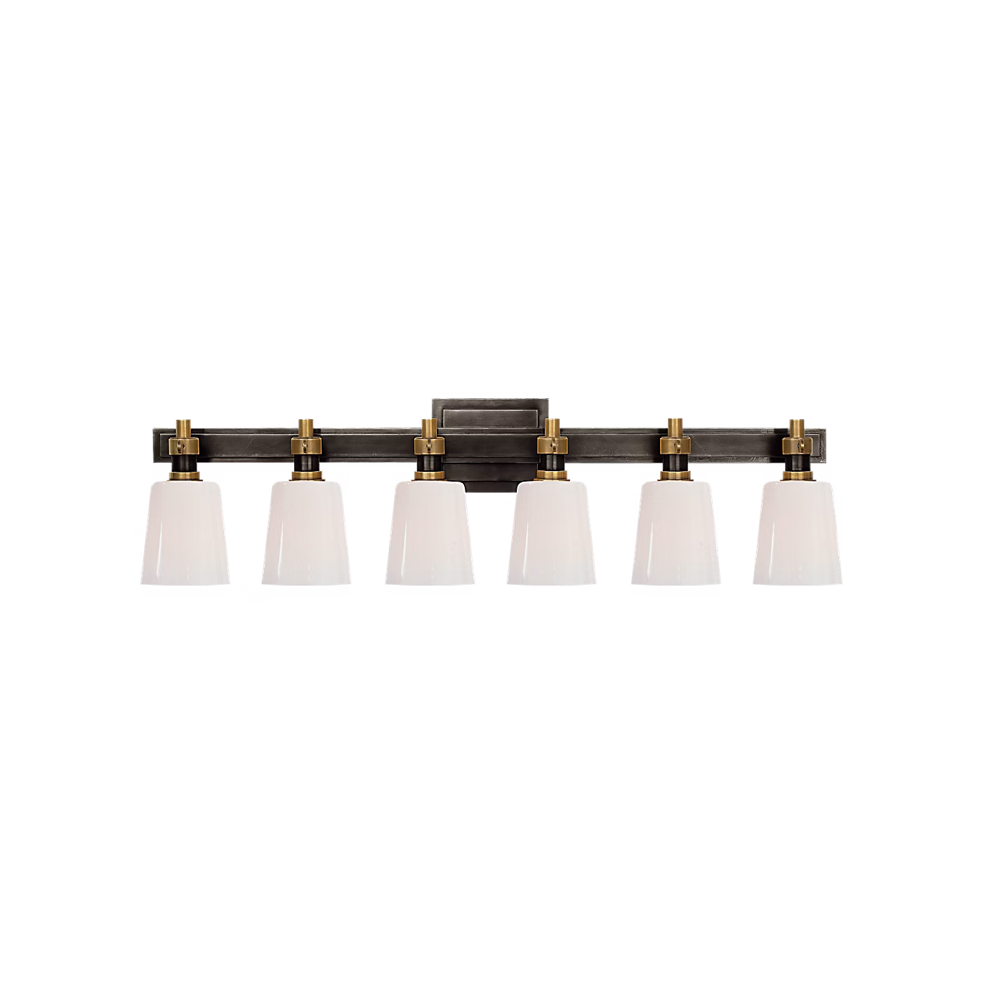Online Designer Bathroom Bryant Six-Light Linear Bath Sconce