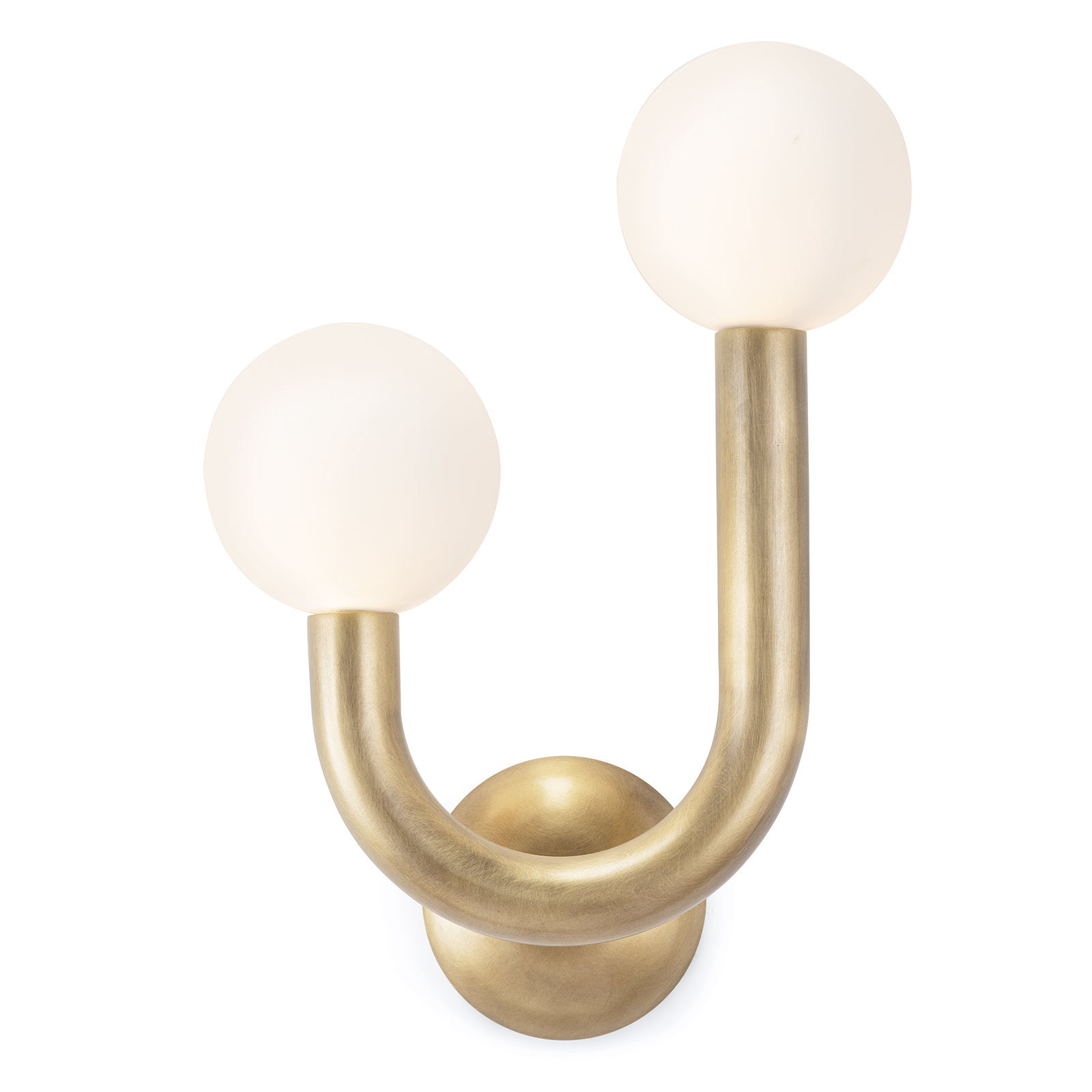 Happy Sconce Left Side (Natural Brass), by Regina Andrew Detroit, 11.25" width x 16.25" height x 5.5" depth thumbnail 1