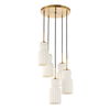 Vanier 5 Light Cluster Pendant, Ceiling Light by Uttermost, 9.62" height x 14" diameter thumbnail 6