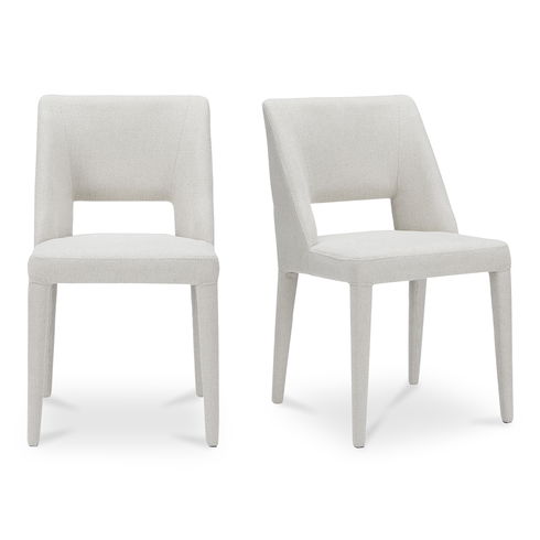 Joyce Dining Chair Beige-set Of Two