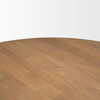 Swanson 60' Light Brown Wood Round Pedestal Dining Table, by Mercana, 60" length x 60" width x 30" height thumbnail 7