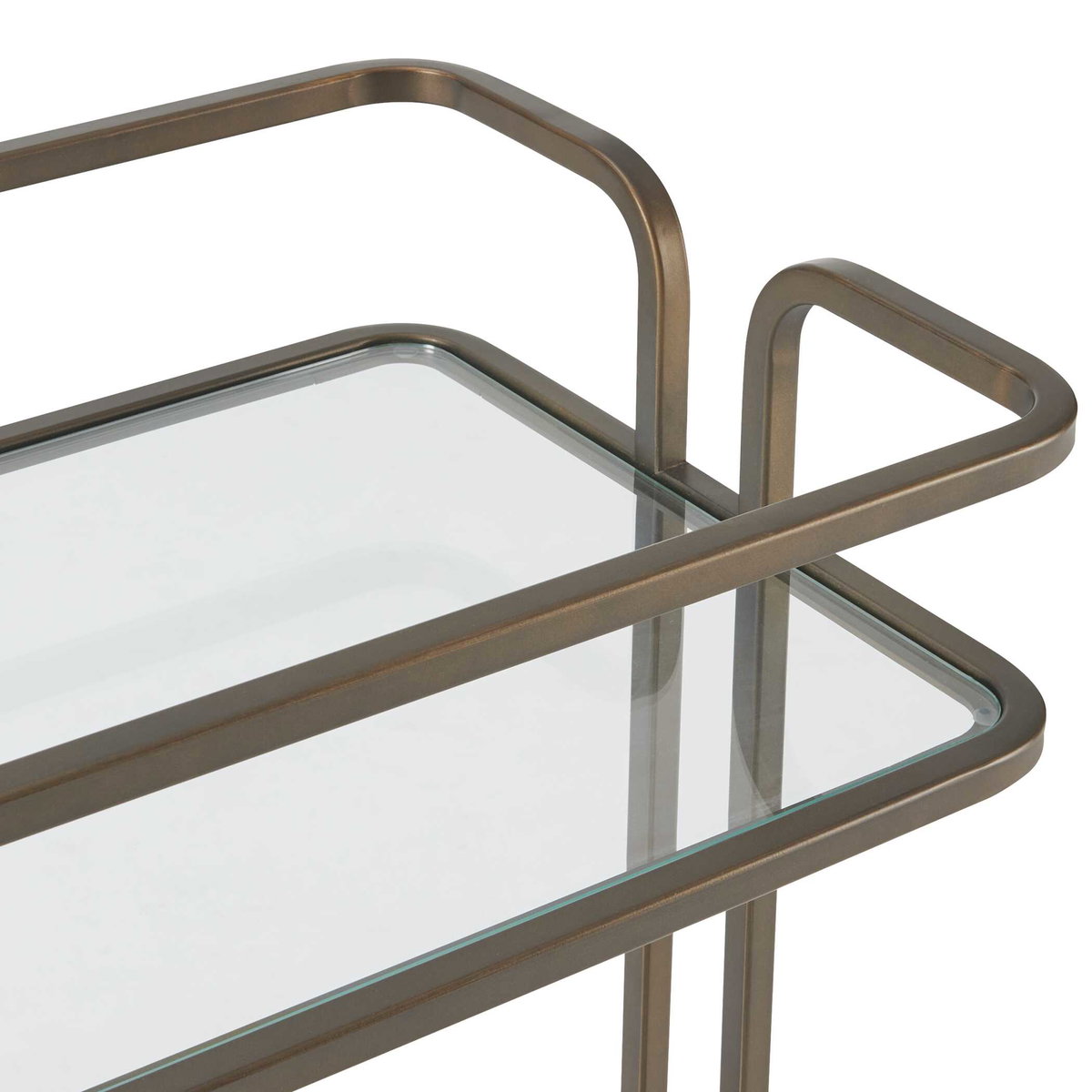 Erivo Bronze Bar Cart, Bar Carts & Cabinet by Uttermost, 34" width x 32" height x 16" depth View 8
