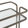 Erivo Bronze Bar Cart, Bar Carts & Cabinet by Uttermost, 34" width x 32" height x 16" depth thumbnail 8