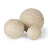Sunita Set of 3 Beige Paper Mache Orbs thumbnail 0