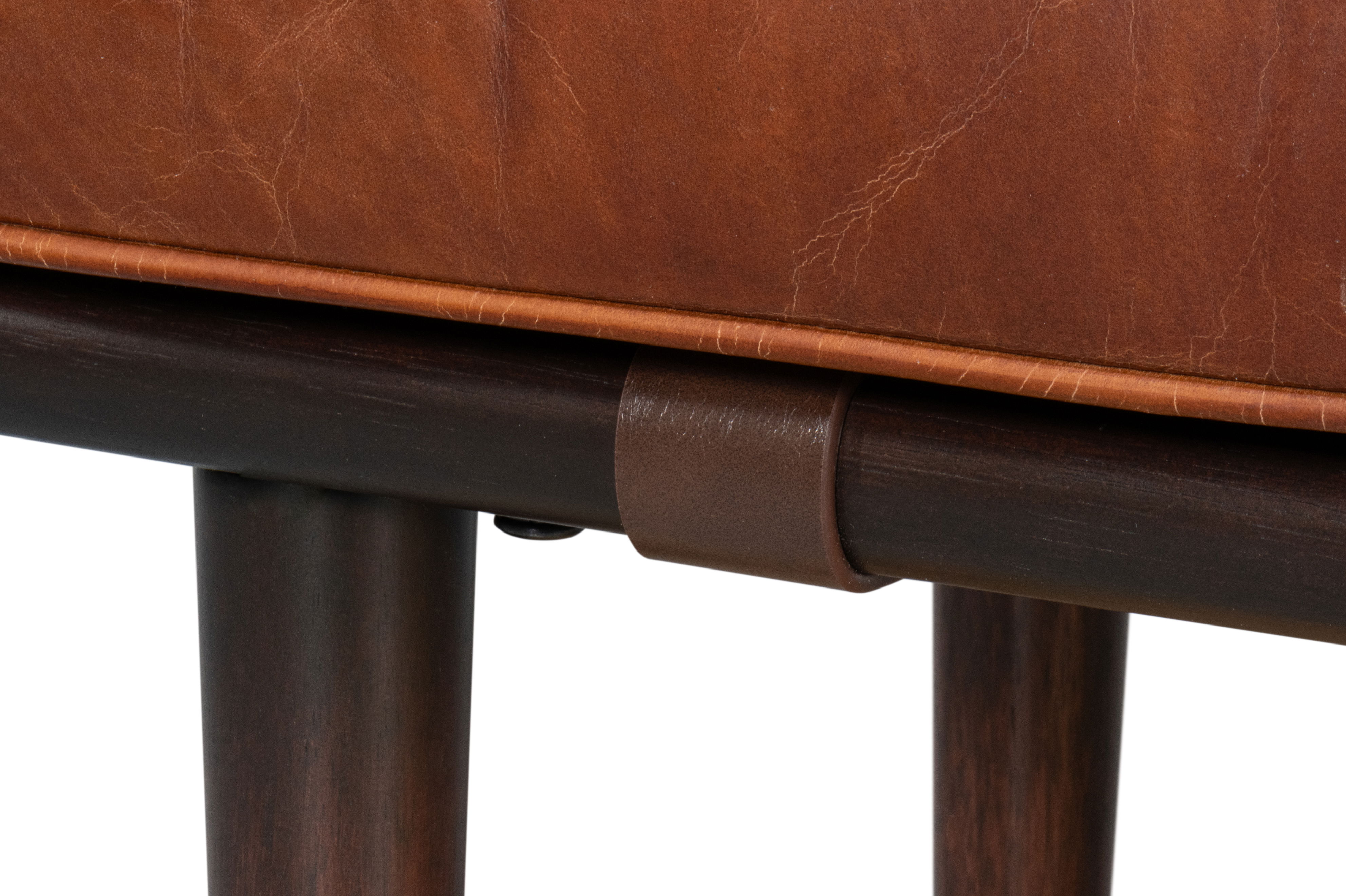 Prince Albert Bench, Seating by Sarreid, 64" length x 16" width x 18" height View 7