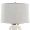 Odawa White Farmhouse Table Lamp, by Uttermost, 17" width x 25.75" height x 17" depth thumbnail 6