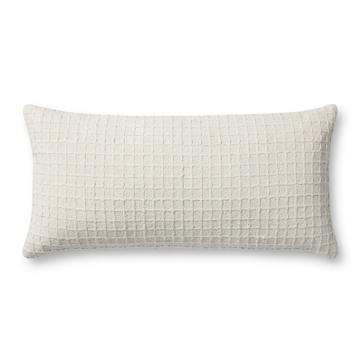 Jean Stoffer x Loloi Ivory Pillow, Decorative Pillow, 12" length x 27" width View 1