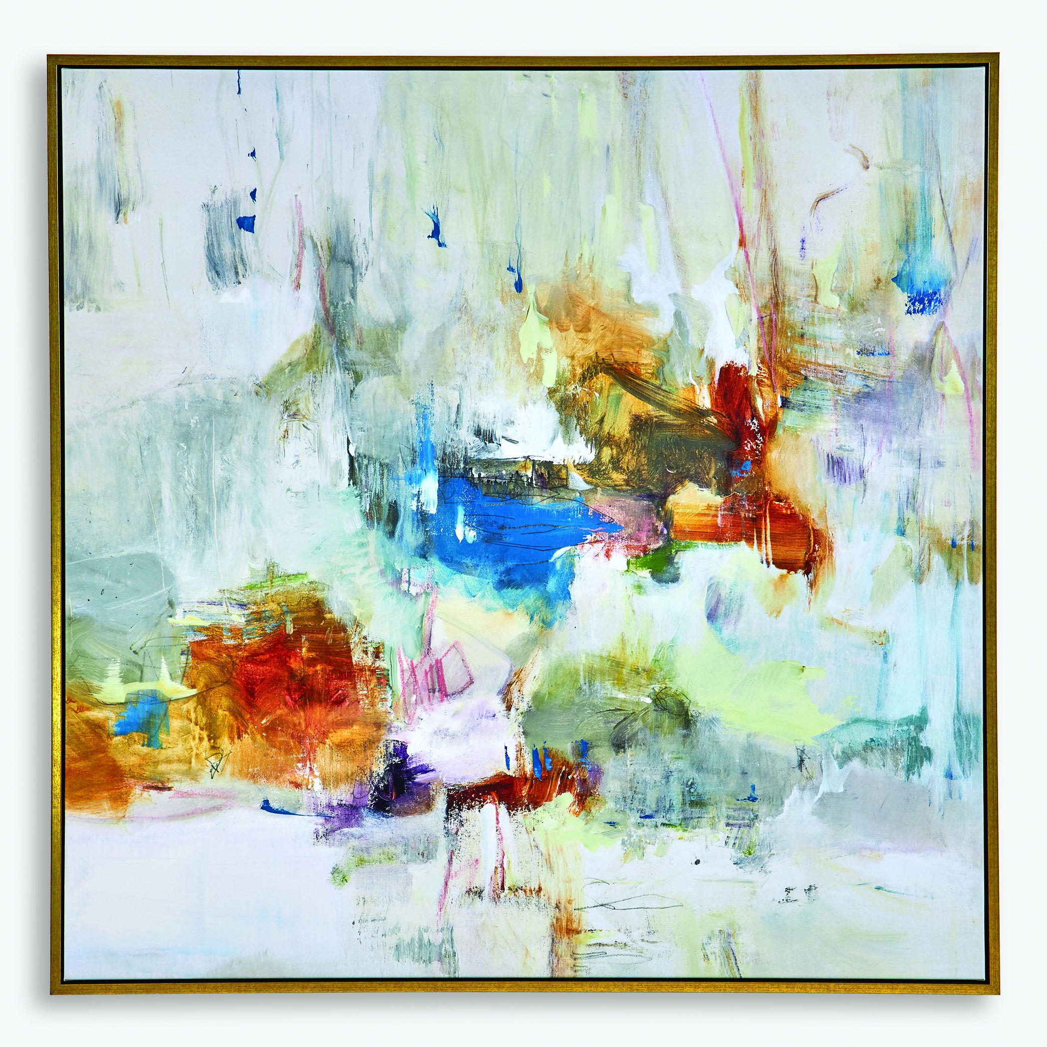 In The Beginning Framed Abstract Art large image 