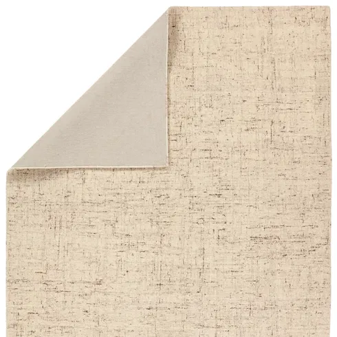 Jaipur Living Macklin Handmade Solid Cream/Brown Area Rug