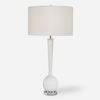 Kently White Marble Table Lamp thumbnail 0