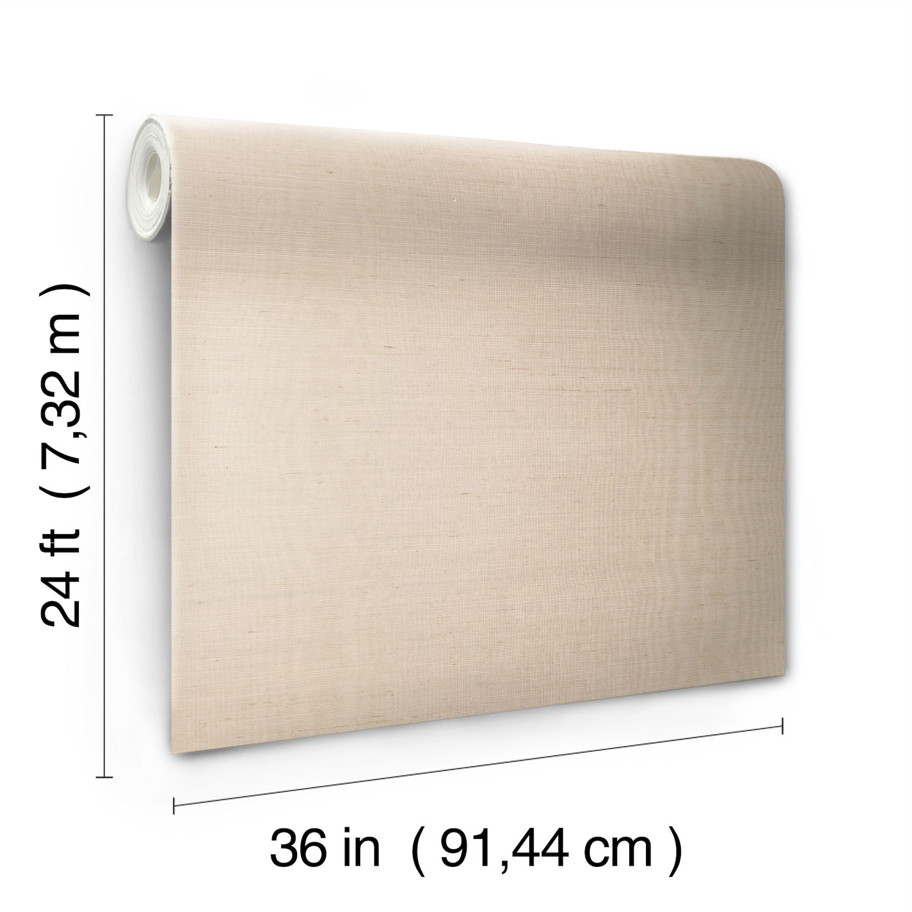 Maguey Sisal Taupe Wallpaper large image 