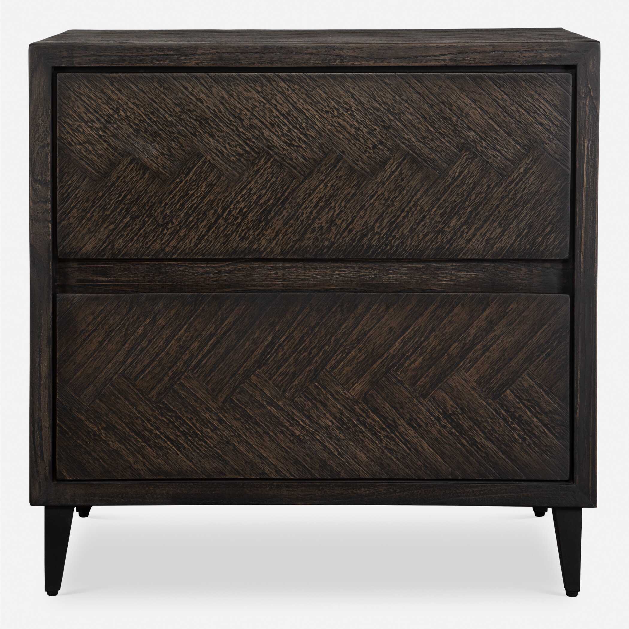 Abba Herringbone Accent Chest, Furniture by Uttermost, 30" width x 29" height x 17" depth View 2