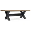 Big Sky Dining Table, by Hooker Furniture, 92" width x 30" height x 46" depth thumbnail 4