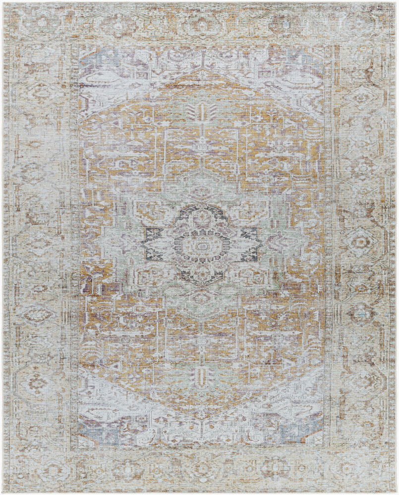 Amelie Machine Woven Rug, by Surya, 1'3.75" length x 1'3.75" width