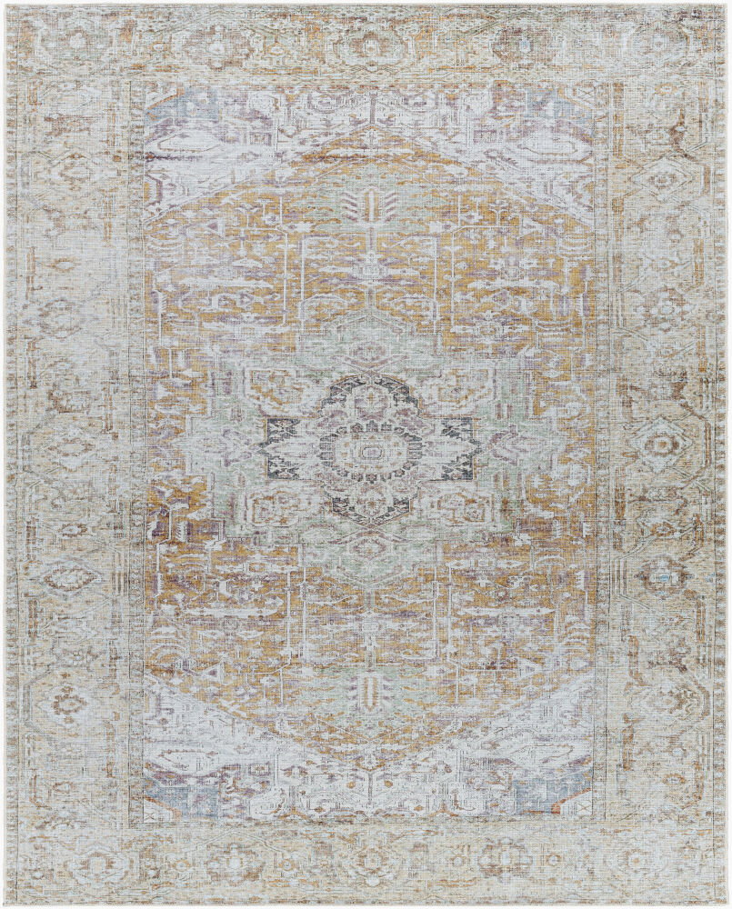 Amelie Machine Woven Rug, by Surya, 1'3.75" length x 1'3.75" width