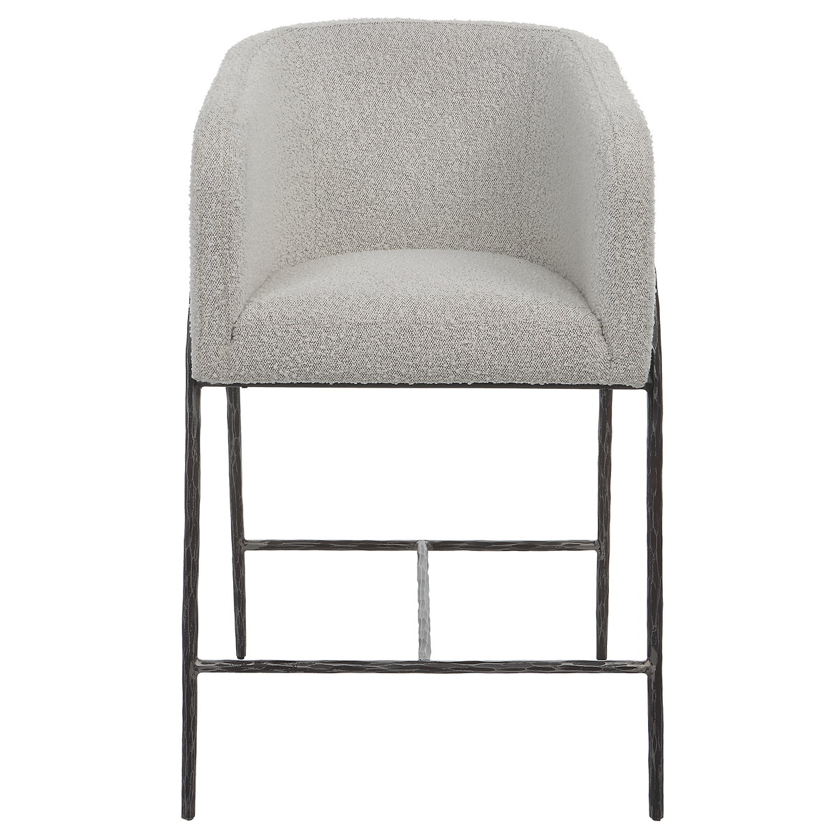 Jacobsen Gray 27' Counter Stool, Counter & Bar Stool by Uttermost, 23" width x 38.5" height x 23" depth View 1