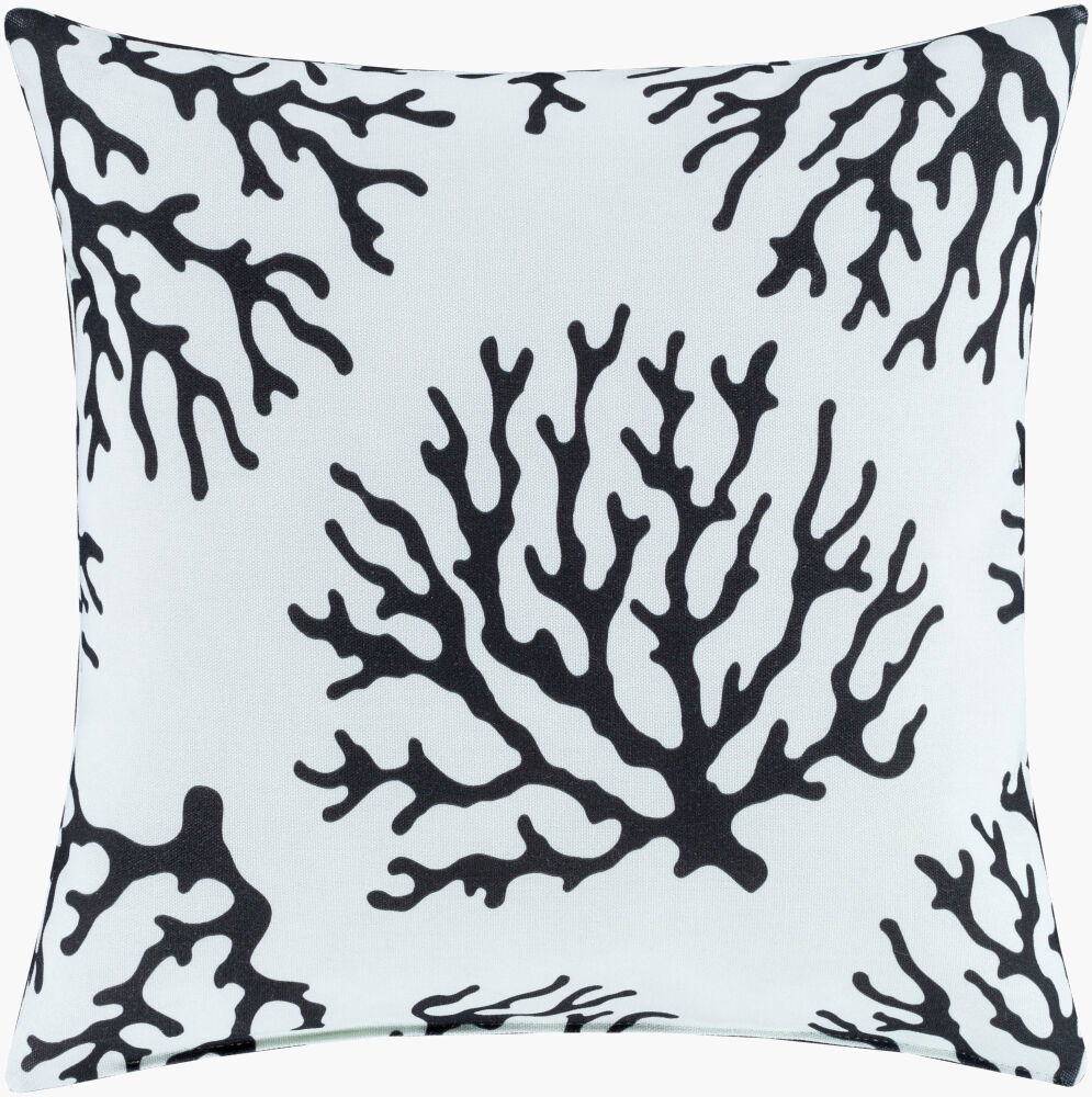 Coral Accent Pillow, Decorative Pillow by Surya, 16" length x 16" width