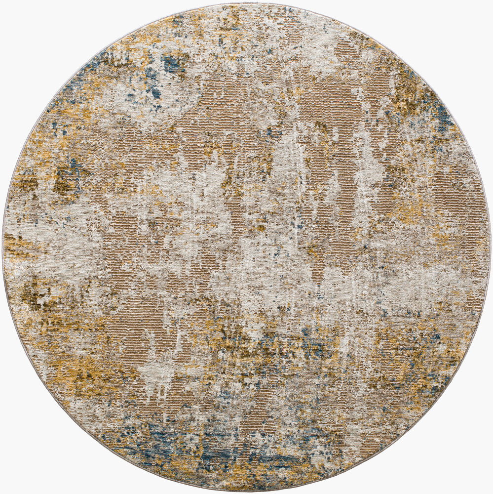 Reina Machine Woven Rug, by Surya, 5'2.99" length x 5'2.99" width