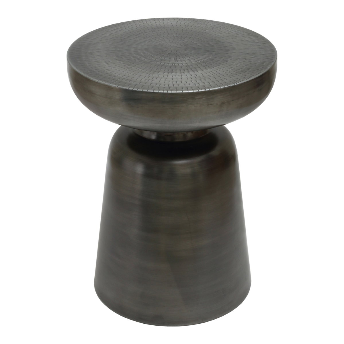 Arthur Accent Table Antique Nickel, Side & End Table by Moe's Home, 15" width x 19" height x 15" depth View 2