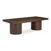 Hadley Coffee Table Warm Brown, by Moe's Home, 60" width x 16" height x 24" depth thumbnail 2