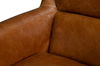 Baker Leather Swivel Chair, Cuba Brown thumbnail 5