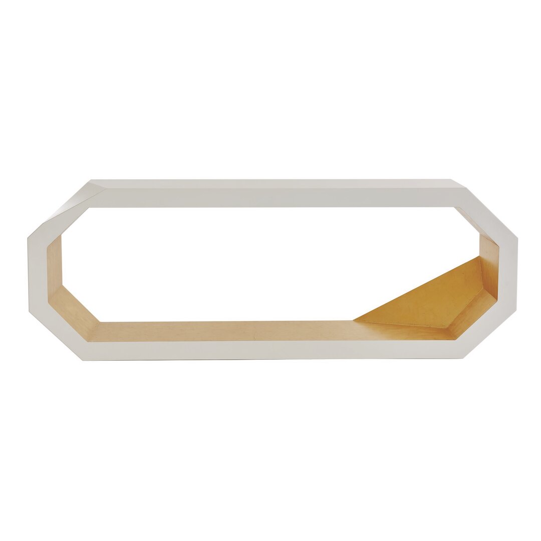 Facet Console-Gold Leaf, Console Table by Global Views, 90" width x 36" height x 22" depth View 1