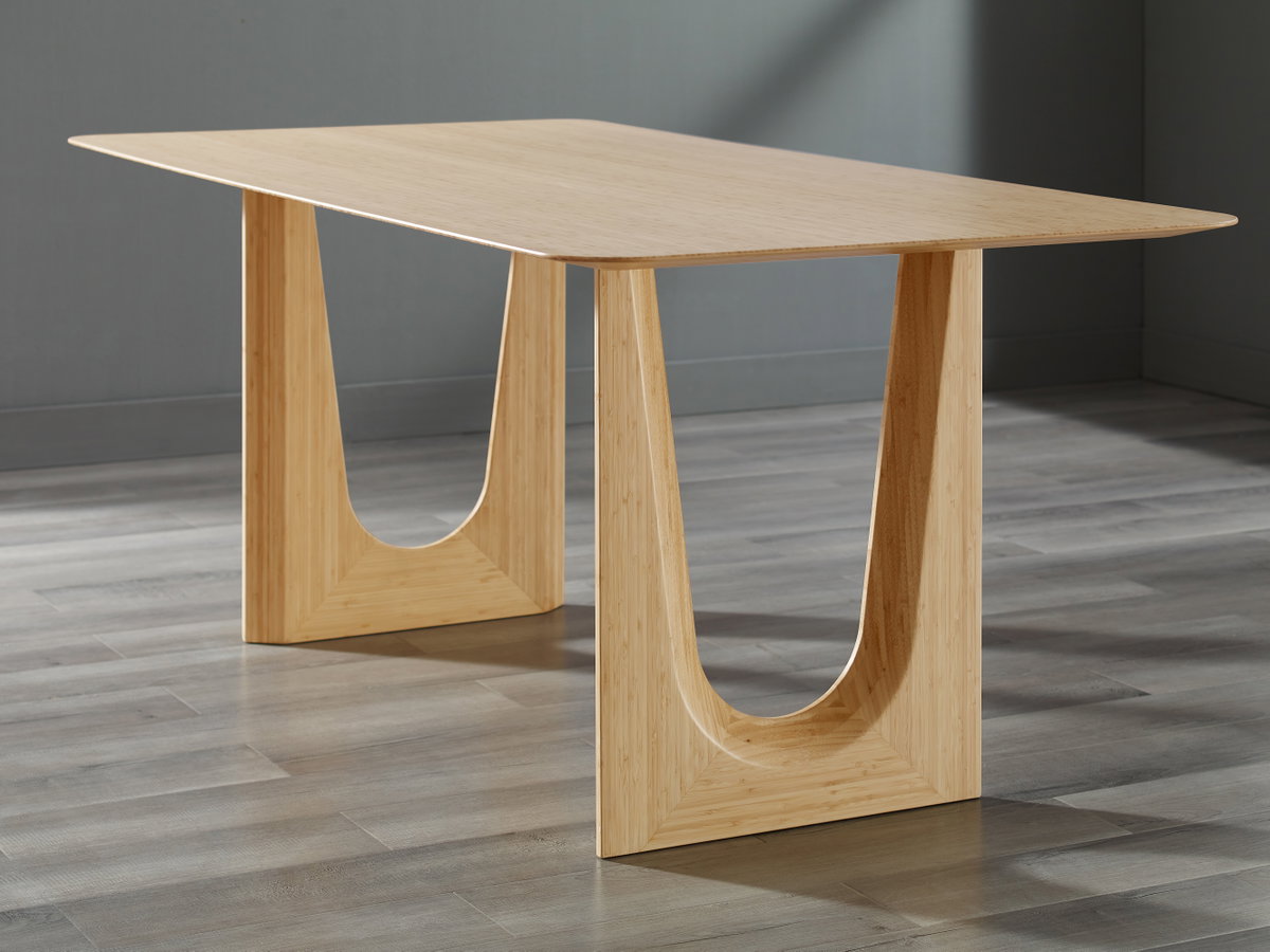 Hanna Dining Table, Wheat, by Greenington, 72" length x 36" width x 30" height View 5