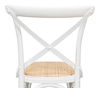 Tuileries Side Chair, White, Dining Chair by Sarreid, 20" length x 22" width x 35" height thumbnail 3